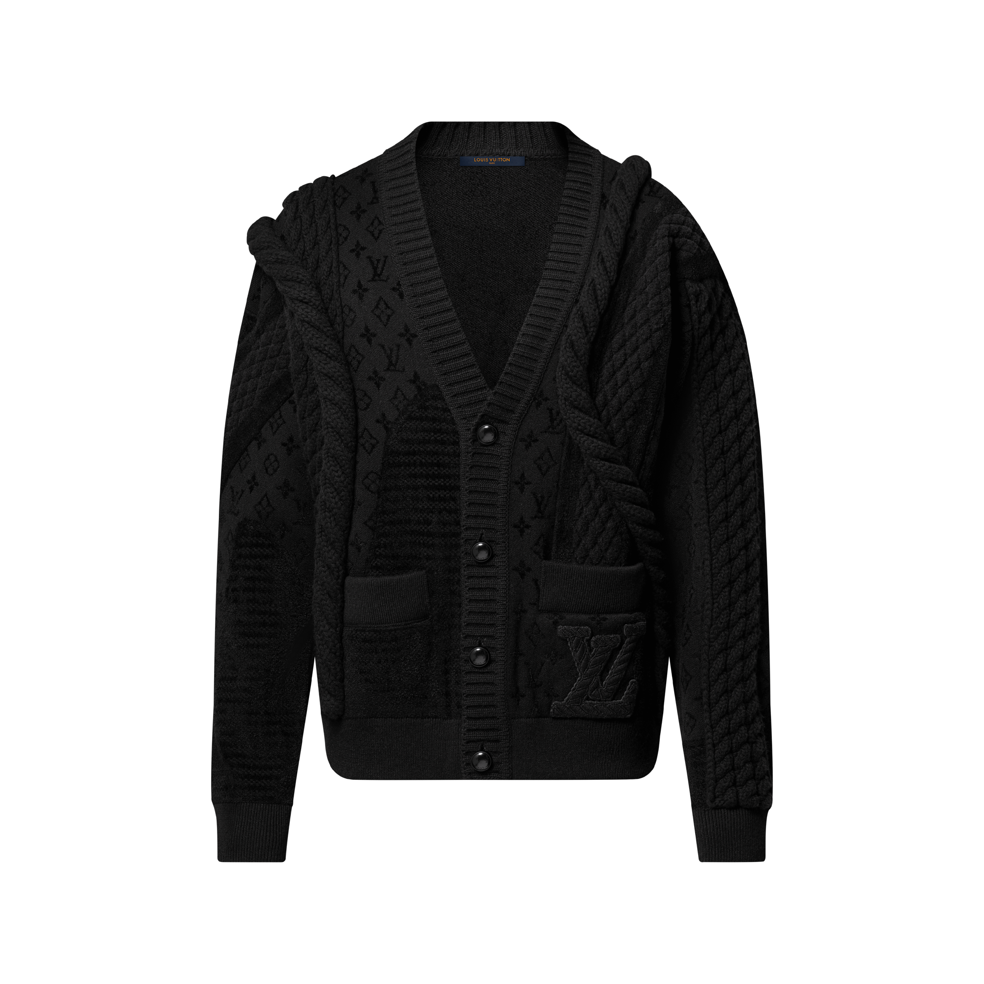 Chunky Wool-Blend Cable Cardigan - Ready-to-Wear 1AHC21 | LOUIS